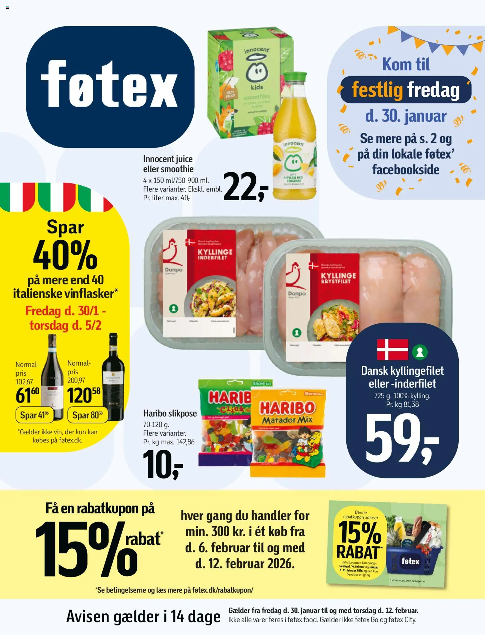 Eksempel på tilbudsavis Tilbudsavis fra butik Føtex gyldig fra 30/01/2026