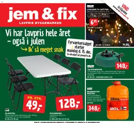 Eksempel på tilbudsavis Tilbudsavis fra butik Jem & fix gyldig fra 07/12/2025