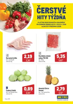 Náhľad Metro letáku platného od 20.04.2026