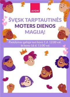 AVON parduotuvės leidinio AVON leidinys - Moters diena galiojančio nuo 2026.03.01 peržiūra