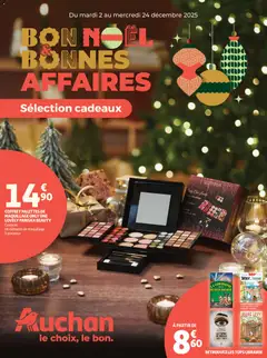 Prévisualisation de Bon Noël et Bonnes Affaires : Sélection cadeaux du magasin Auchan formulaire valide 02/12/2025