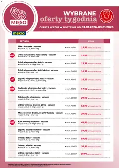 Pogląd gazetki "Wybrane oferty tygodnia w dostawie" ze sklepu Makro ważnej od 03.01.2026