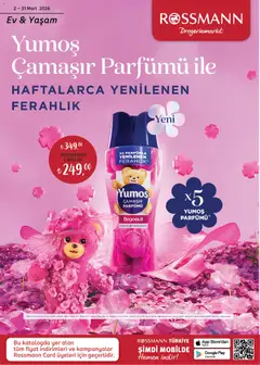 Rossmann Rossmann - Mart Ev & Yaşam Kataloğu 02.03.2026 - Broşürünün önizlemesi