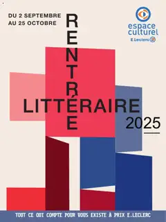 Prévisualisation de Catalogue: Rentrée Littéraire du magasin E.Leclerc formulaire valide 02/09/2025