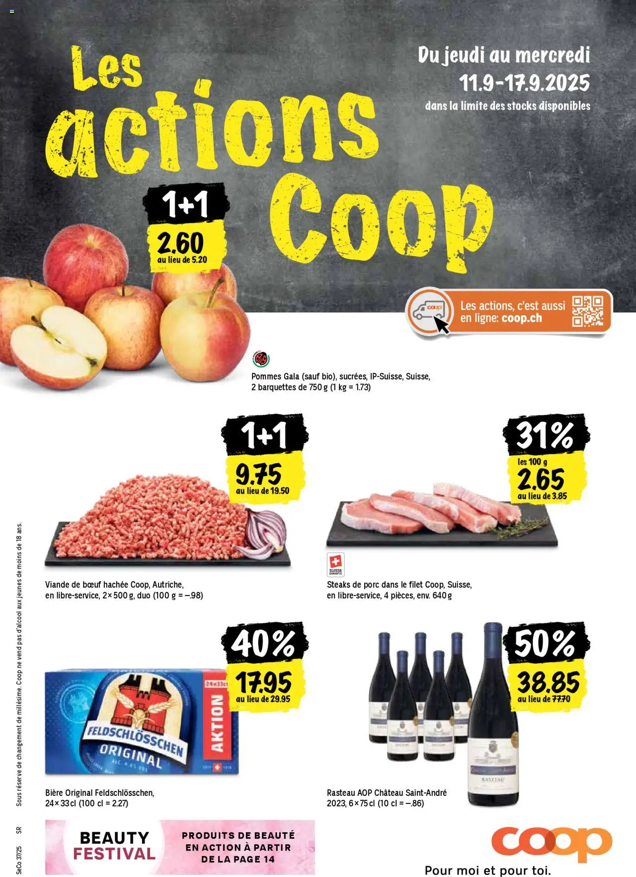 Coop Les actions de la semaine ab 11.09.2025 - Nächste woche - Seitennummer 1