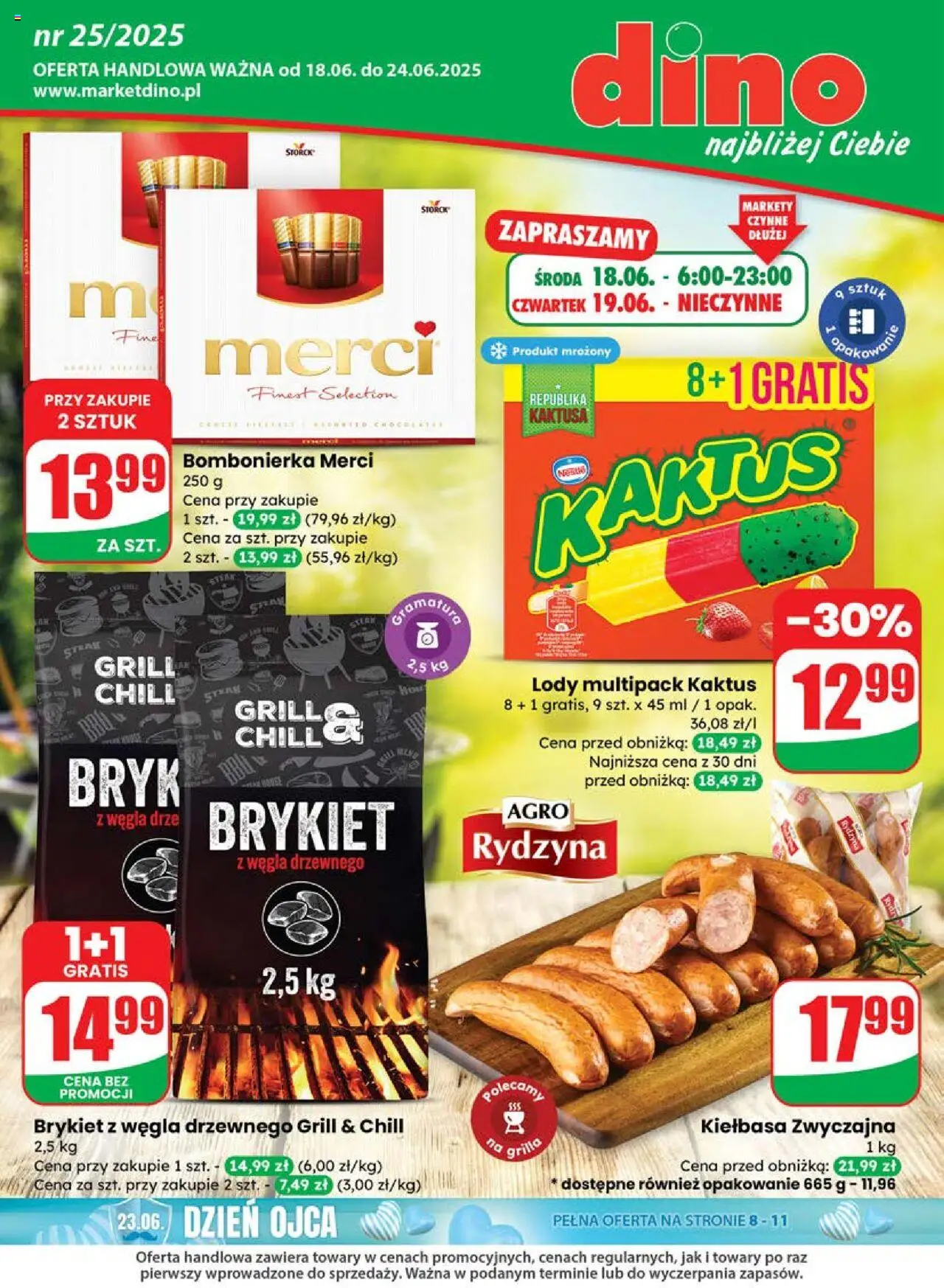 Dino gazetka 18.06.2025 - Aktualna gazetka promocyjna, akcje - Numer strony 1