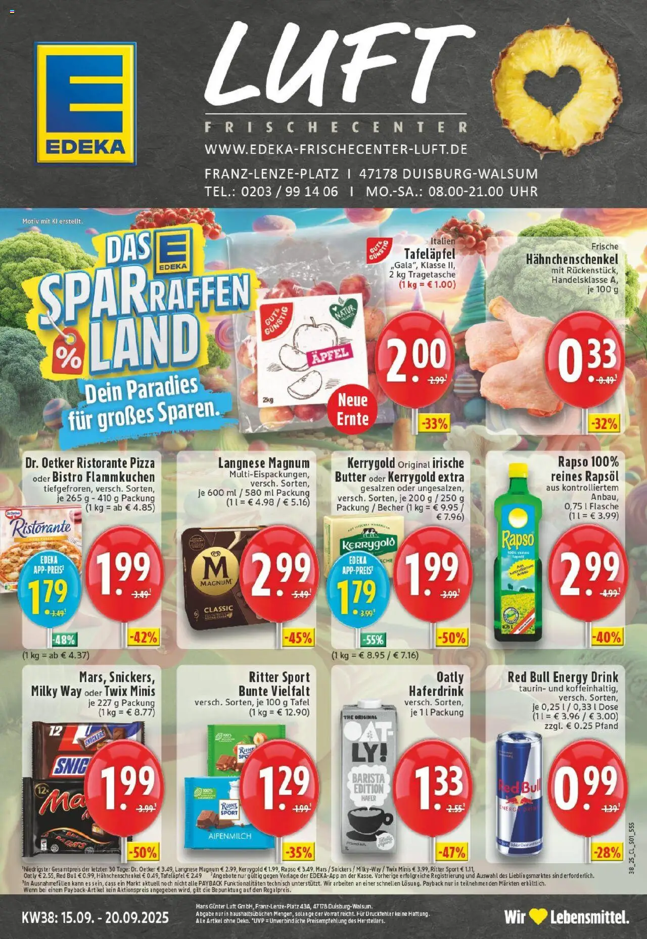 EDEKA Prospekt ab 14.09.2025 - Prospekt Duisburg-Walsum Online