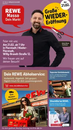 Vorschau von dem Prospekt des Geschäftes Rewe, gültig ab dem 16.02.2026