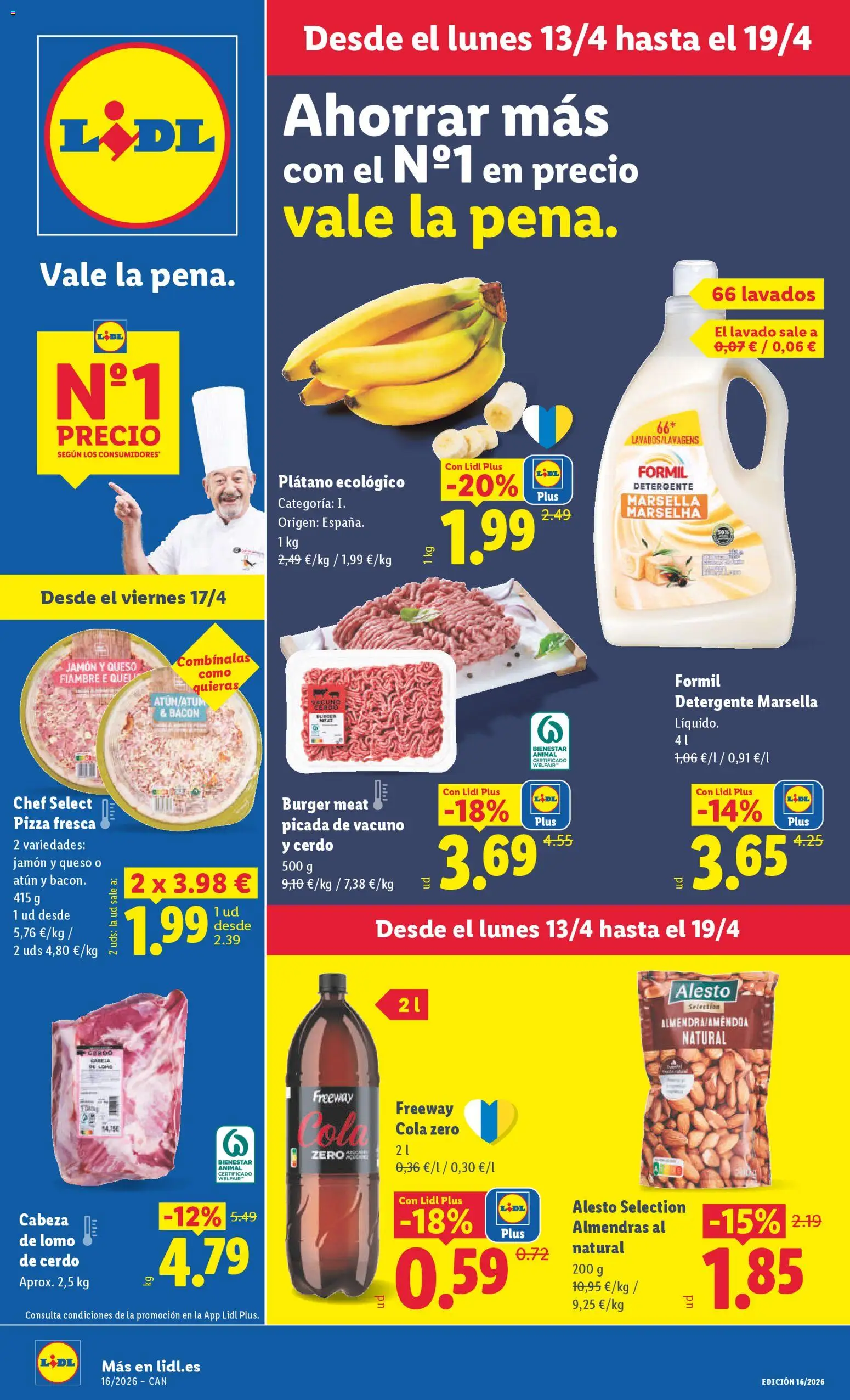 Vista previa del folleto de la tienda Lidl válido desde el 13/04/2026 