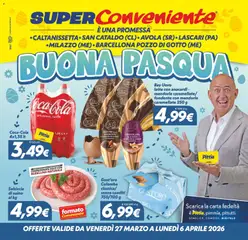 Anteprima dell'opuscolo SuperConveniente volantino Caltanissetta, San Cataldo, Avola, Lascari, Milazzo, Barcellona dal negozio SuperConveniente valido da 27/03/2026