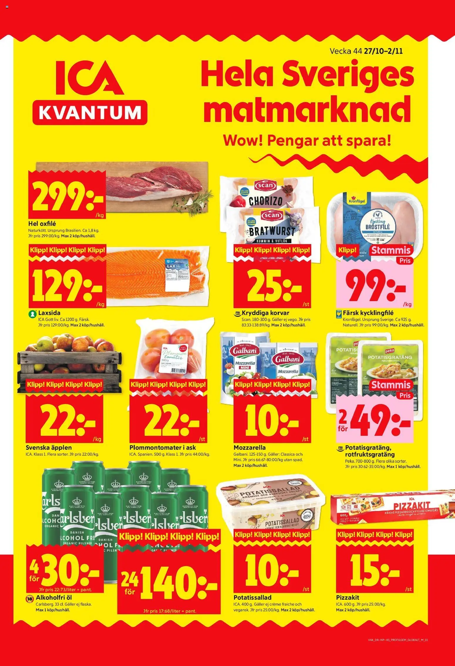 Förhandsgranska reklamblad Sollentuna från butik ICA Kvantum gäller från 27/10/2025
