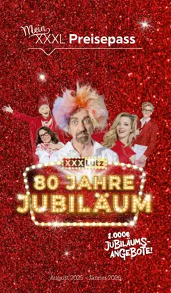 Vorschau der Angebote: XXXLutz Preisepass gültig ab 01.08.2025