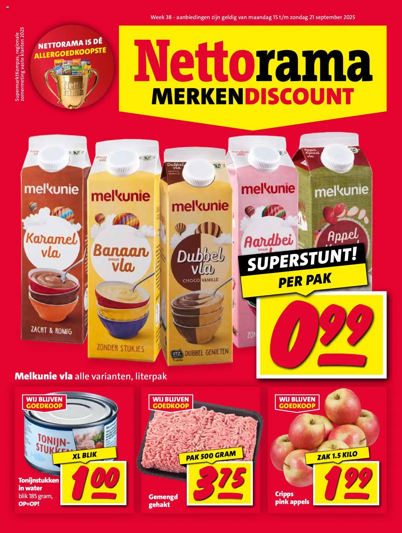 Nettorama shop Folder geldig vanaf 15-09-2025 - Paginanummer 1