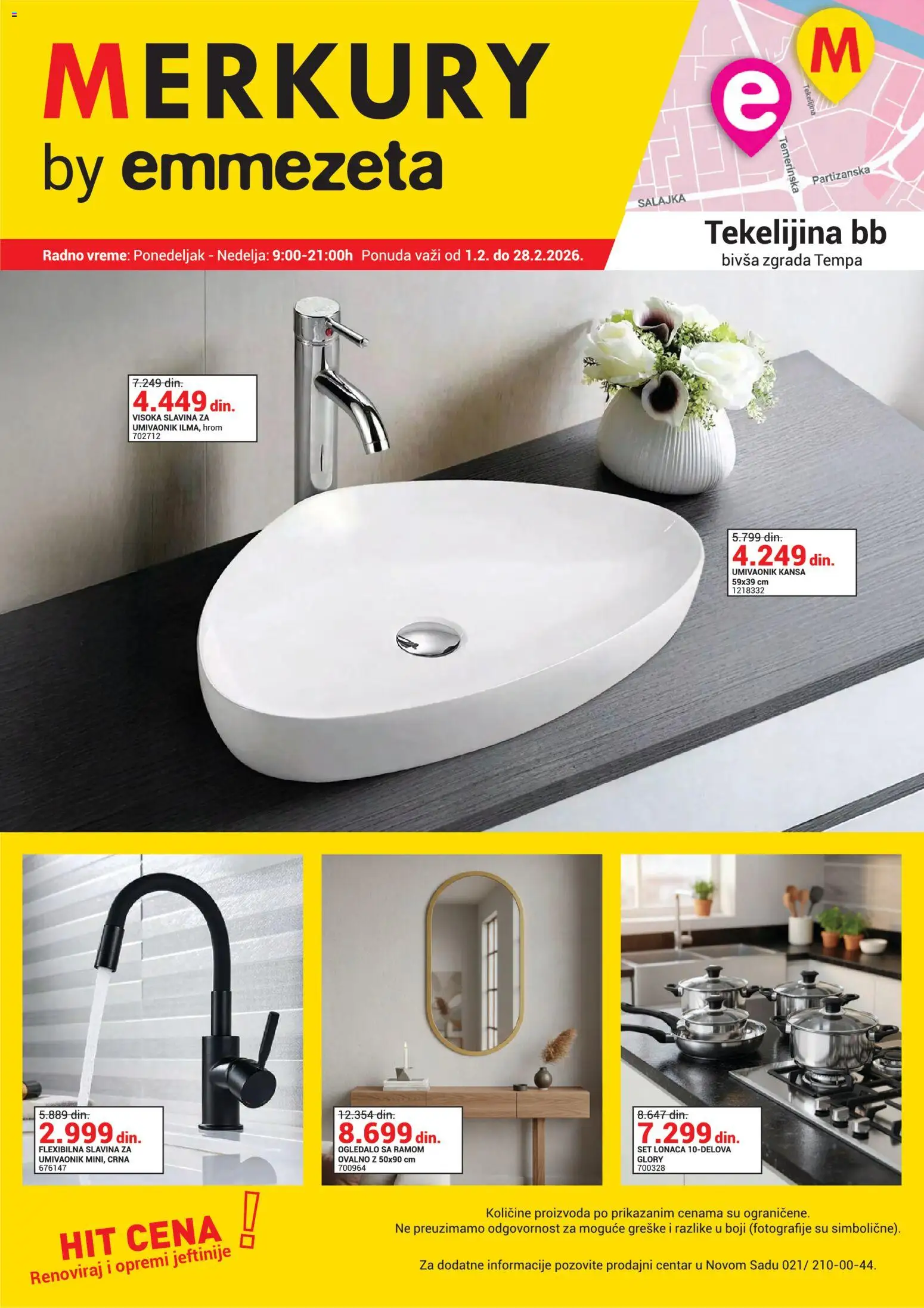 Pregled Emmezeta kataloga - važi od 01.02.2026