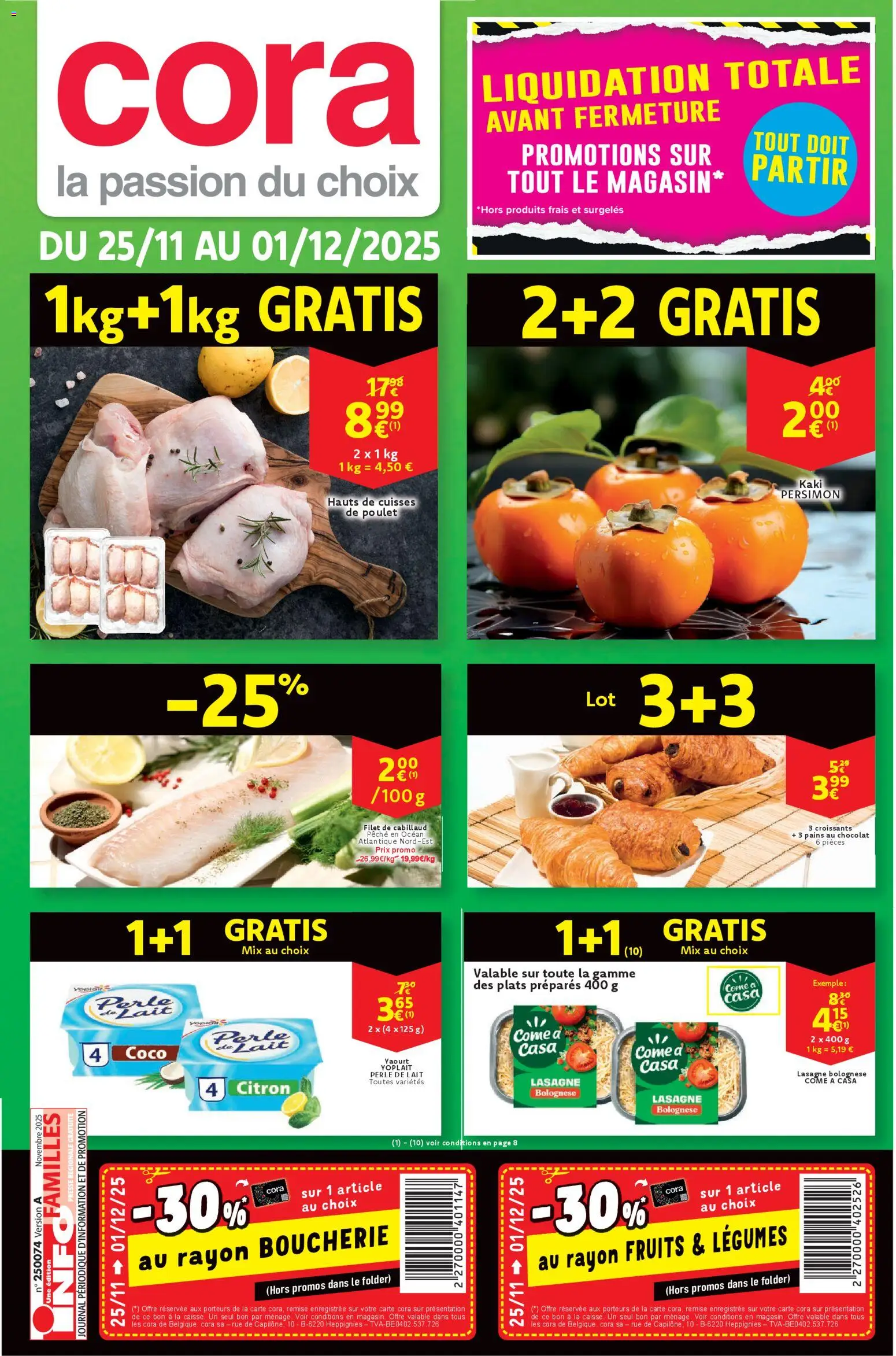 Voorbeeld van Folder de la semaine 48 van winkel Cora geldig vanaf 25/11/2025