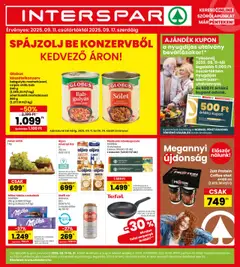 Interspar - Akciós újság Interspar megtekintése, amely érvényes 2025.09.11.-től