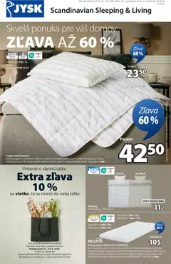 Náhľad JYSK letáku platného od 20.08.2025
