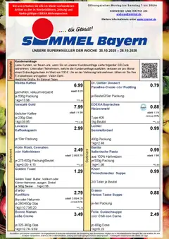 Vorschau von dem Prospekt des Geschäftes Simmel, gültig ab dem 20.10.2025