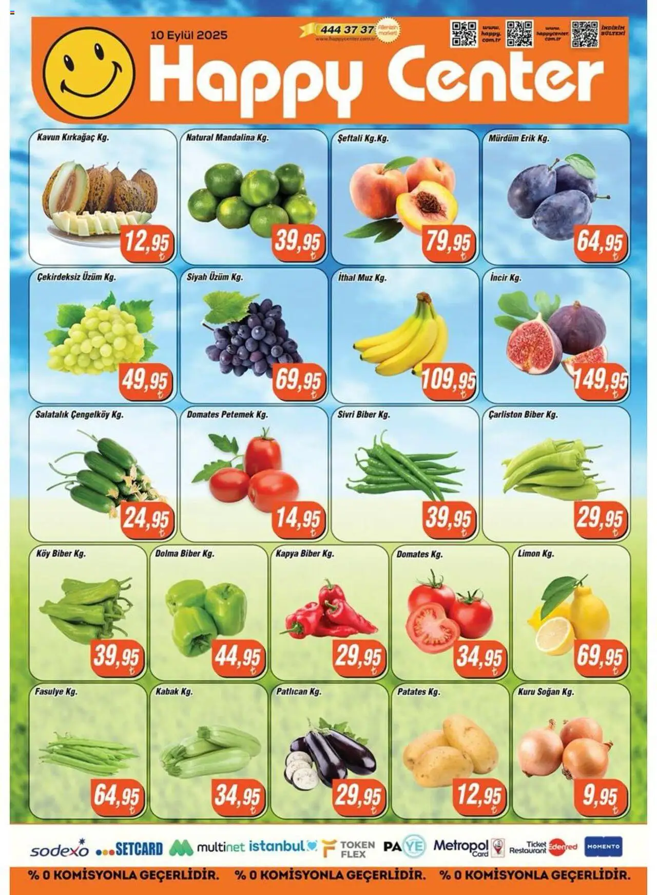 Happy Center Katalog 10 Eylül 2025 - Broşür, Indirim - Sayfa numarası 1