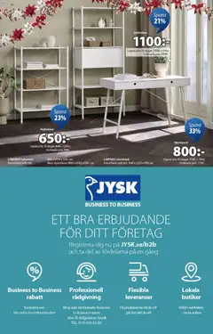 Förhandsgranska reklamblad Aktuella reklamblad JYSK från butik JYSK gäller från 01/12/2025 | Sida: 10
