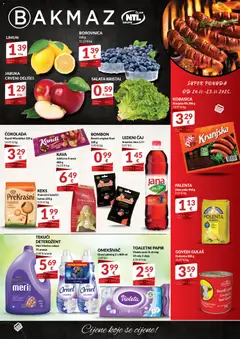 Pregled letka Ponuda trgovine Bakmaz vrijedi od 20.11.2025