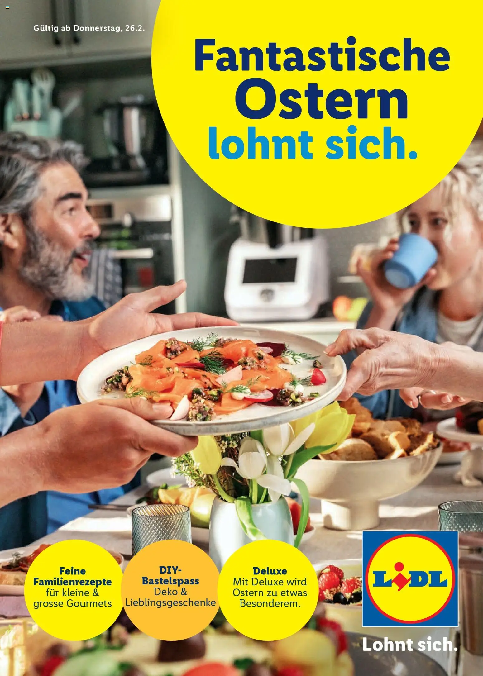 Vorschau des Merkblatts Aktionen Ostern vom Shop Lidl gültig von 26.02.2026 bis 05.04.2026