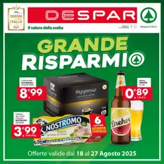 Anteprima dell'opuscolo Volantino Sicilia dal negozio Despar valido da 24/08/2025