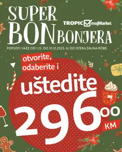 Pregled letka Super BONbonjera trgovine mojMarket vrijedi od 2025.12.01