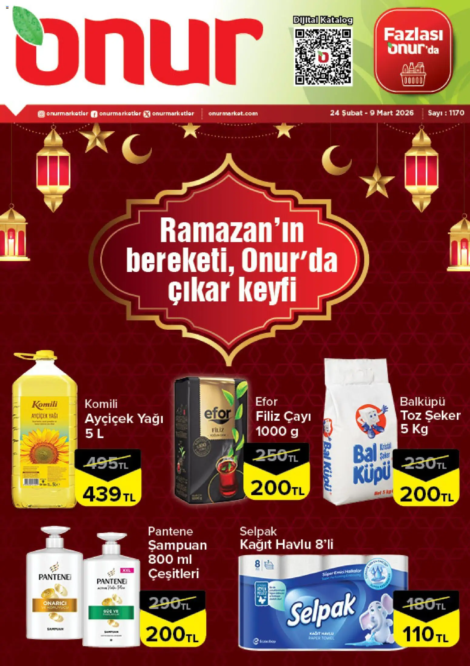 Onur Market Katalog - Bursa 24.02.2026 - Broşürünün önizlemesi