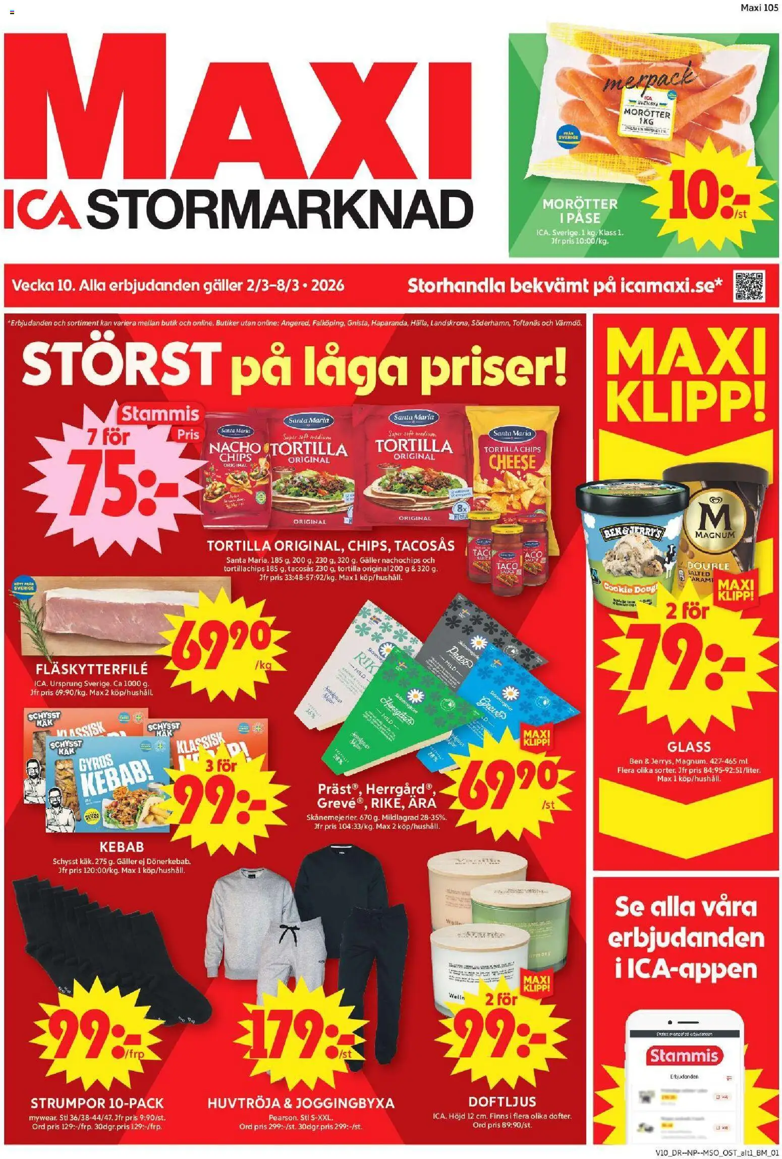 Förhandsgranska reklamblad Stockholm från butik ICA Maxi gäller från 02/03/2026
