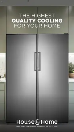 Preview of House and Home flyer valid from 04/08/2025