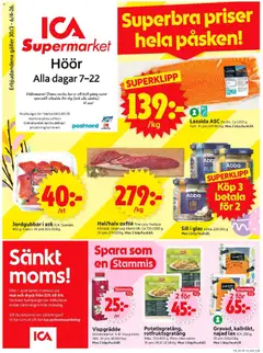 Förhandsgranska reklamblad Höör från butik ICA Supermarket gäller från 30/03/2026