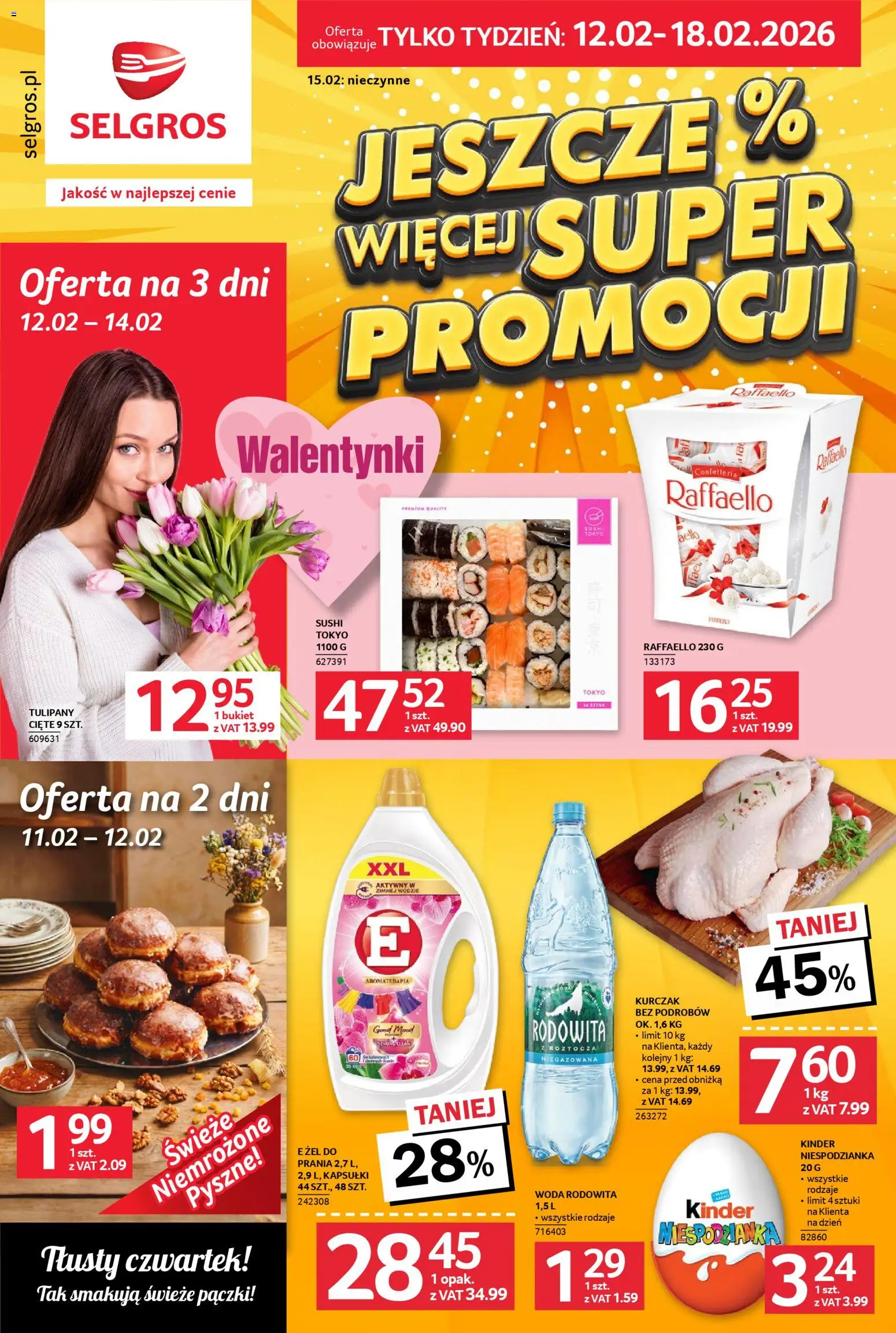 Pogląd gazetki "Jeszcze więcej super promocji" ze sklepu Selgros cash&carry ważnej od 12.02.2026