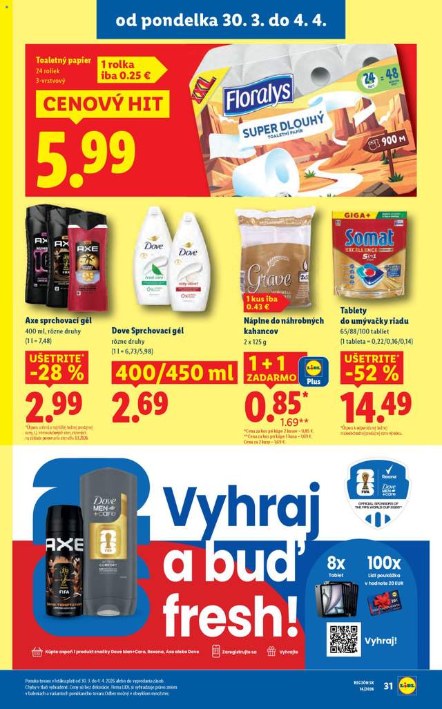 Nový Lidl leták od 30.03.