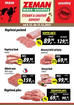 Náhled nabídky: Prodejny Zeman Leták - Praha platný od 08.12.2025