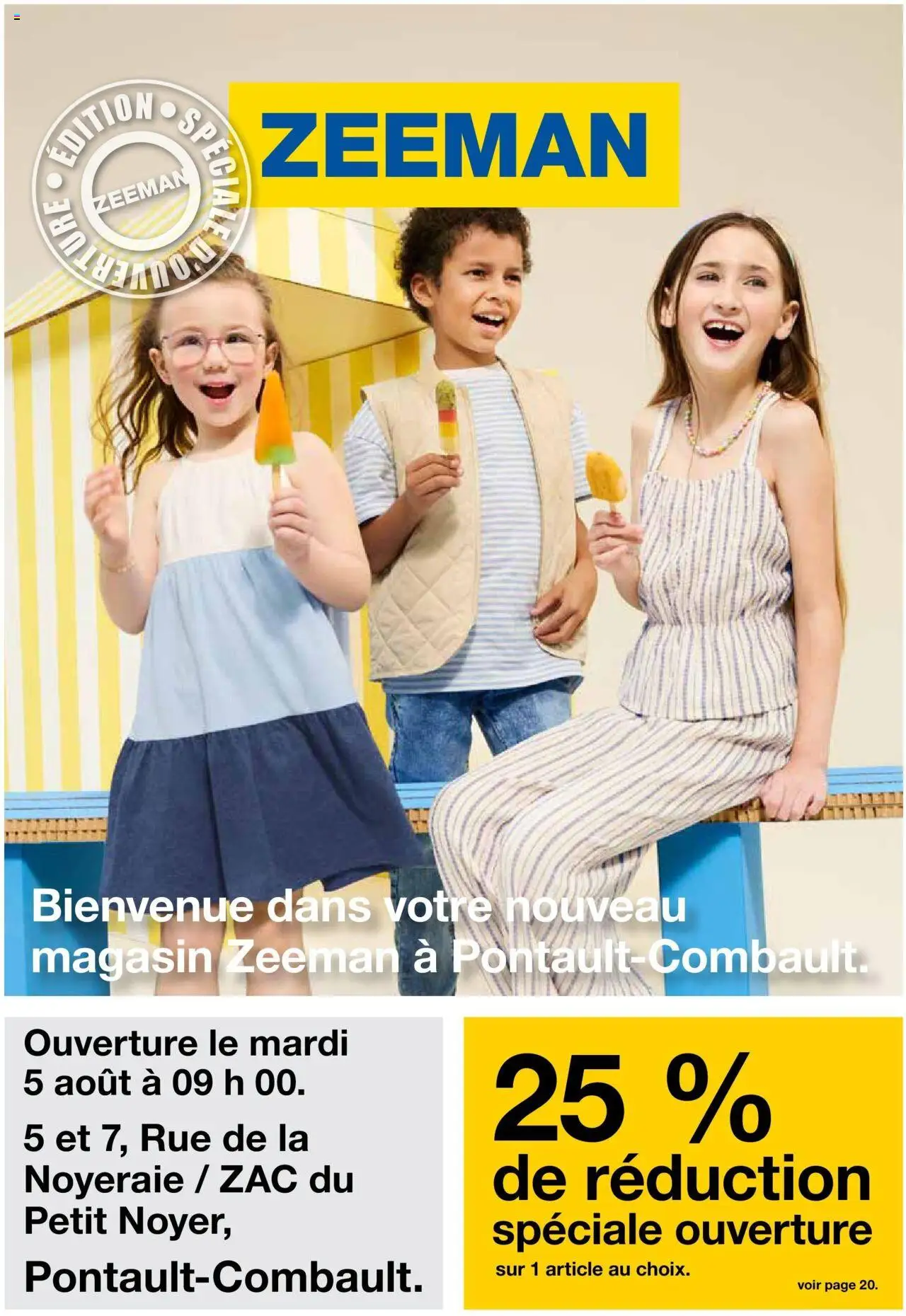 Zeeman catalogue de la boutique Zeeman valable du 04/08/2025 - Page numéro 1