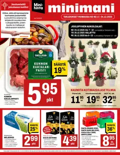 Kaupan Minimani Tarjoukset esikatselu, voimassa 17/12/2025