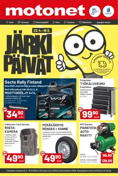 Kaupan Motonet Motonet tarjoukset esikatselu, voimassa 22/04/2026