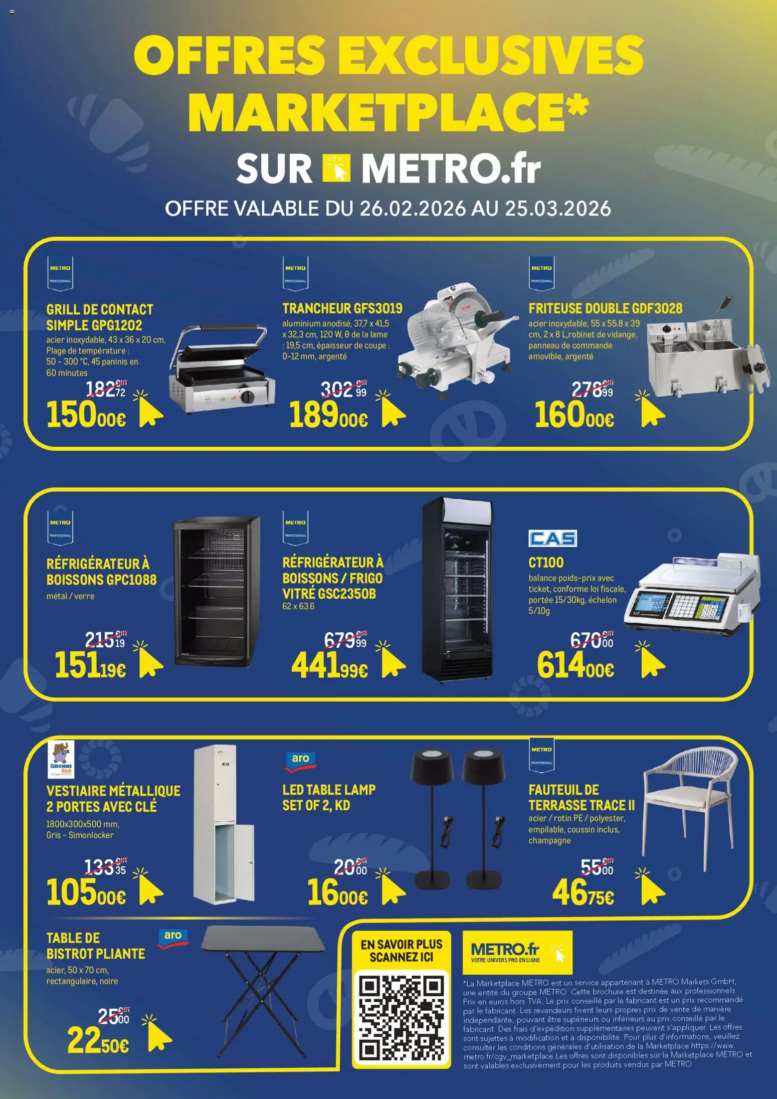 Prévisualisation de METRO Offres Exclusives Marketplace du magasin METRO formulaire valide 25/02/2026