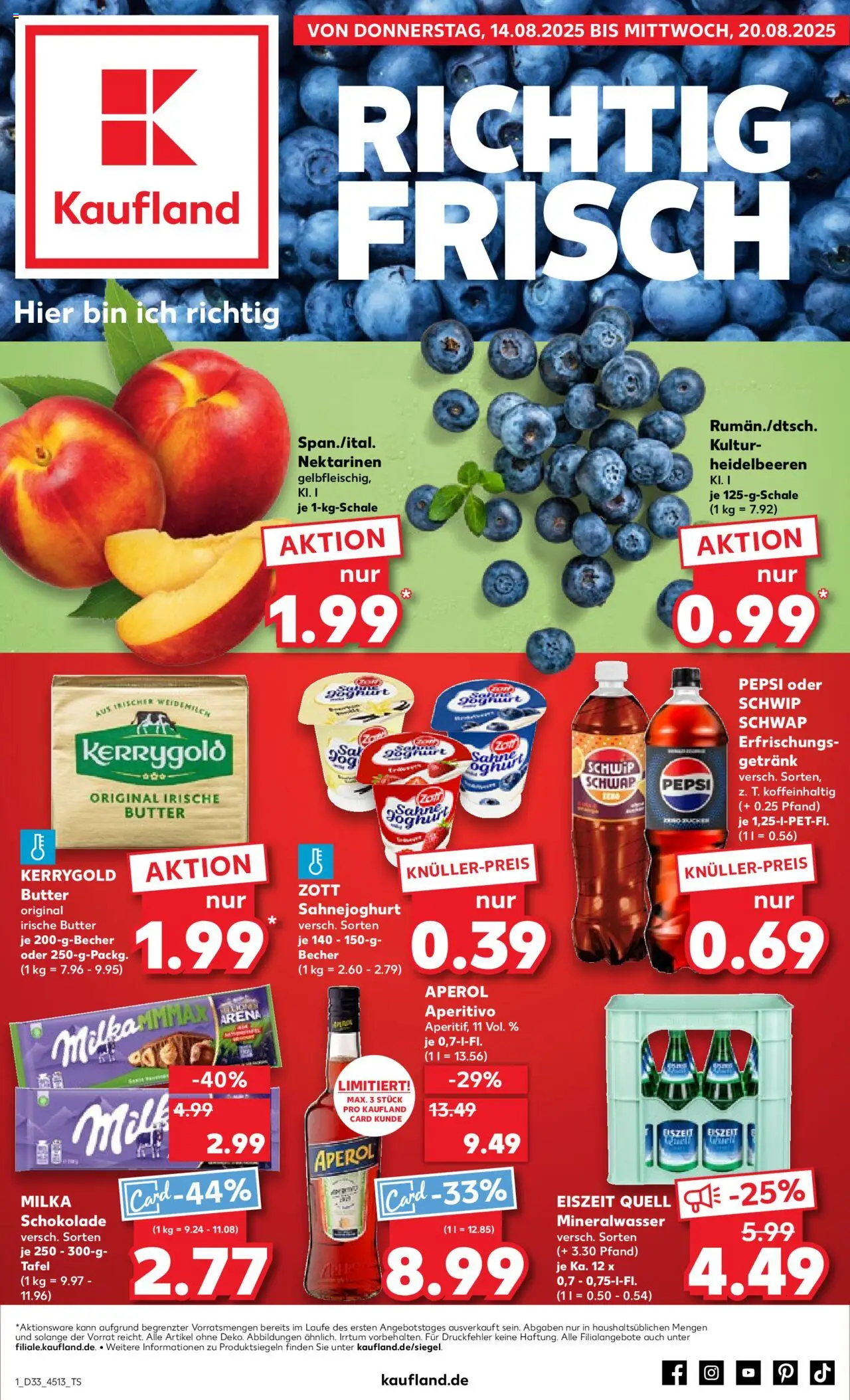 Kaufland DE shop DE Folder Stuttgart geldig vanaf 14-08-2025 - Paginanummer 1