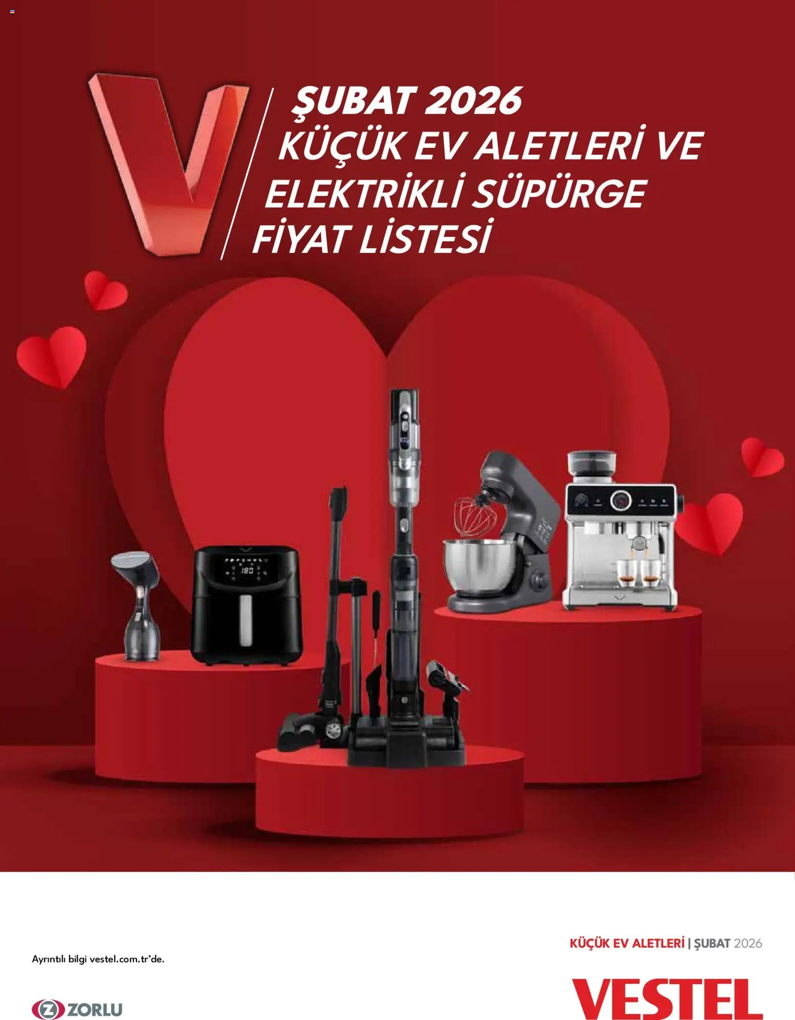 Vestel Küçük Ev Aletleri 03.02.2026 - Broşürünün önizlemesi