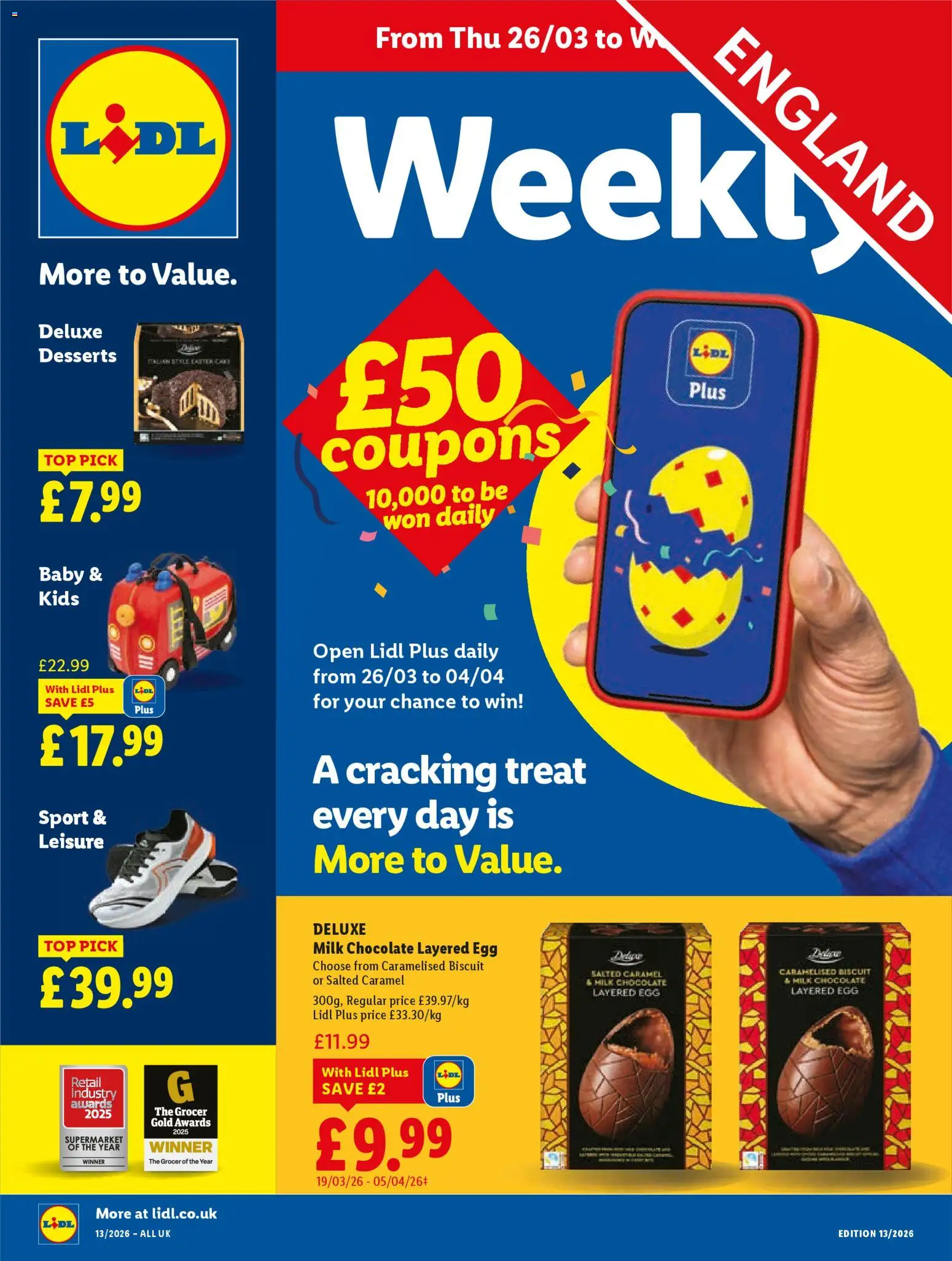Preview of Lidl Lidl - Lidl Weekly valid from 26/03/2026 - Chocolate, Milk