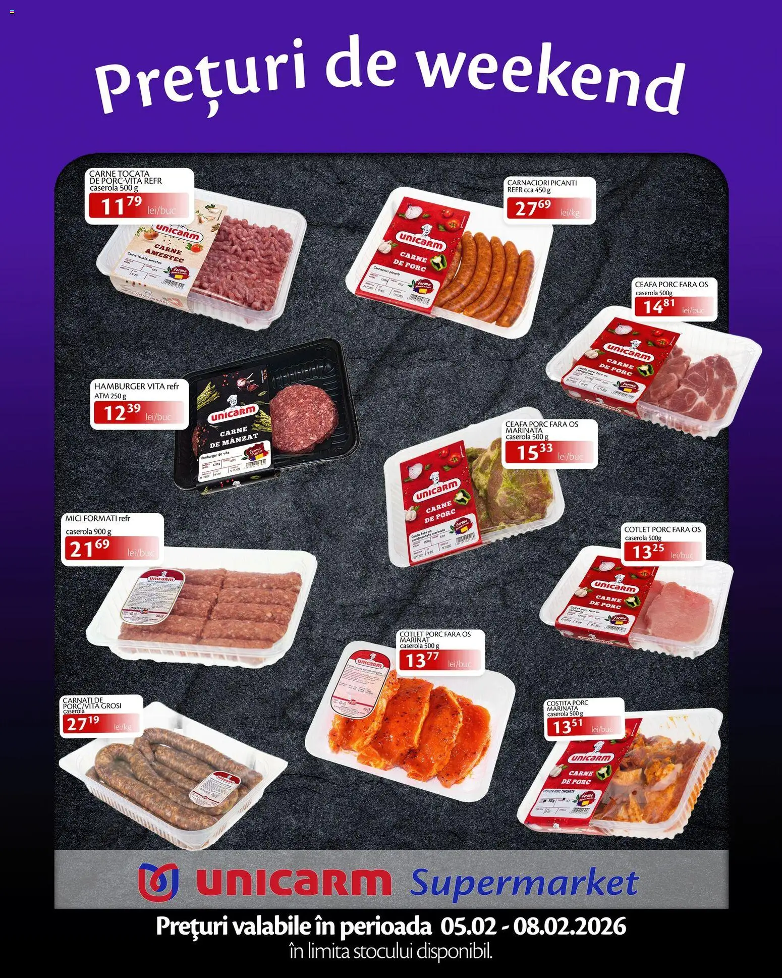 Previzualizarea de cataloage: Unicarm Catalog - Prețuri de weekend valabil de la 05.02.2026