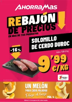 Vista previa del folleto de la tienda AhorraMas válido desde el 07/08/2025 