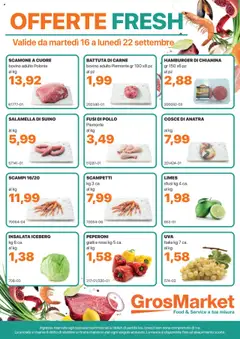Anteprima dell'opuscolo Volantino Offerte Fresh dal negozio Sogegross valido da 16/09/2025