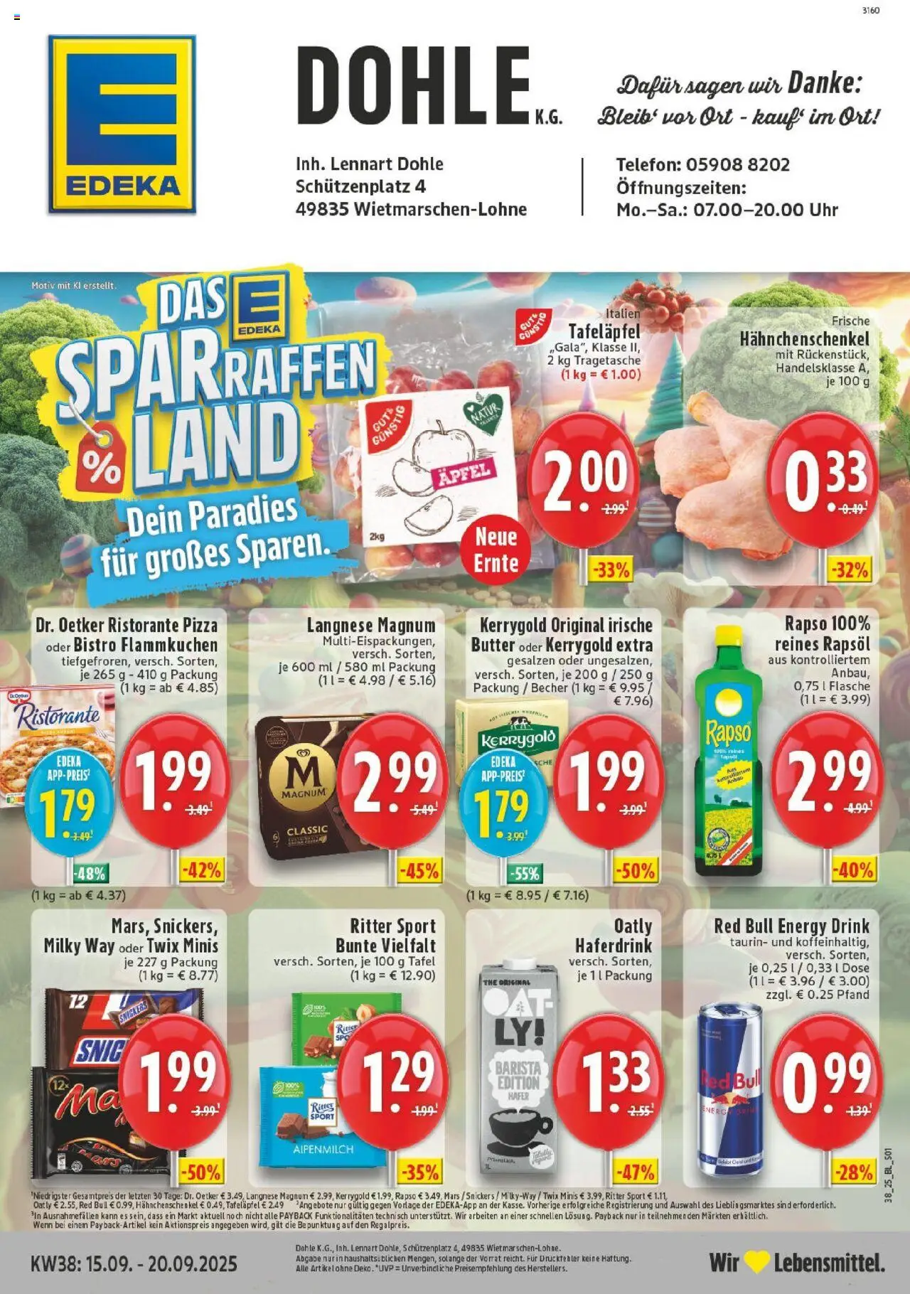 EDEKA Prospekt ab 14.09.2025 - Prospekt Lohne Online