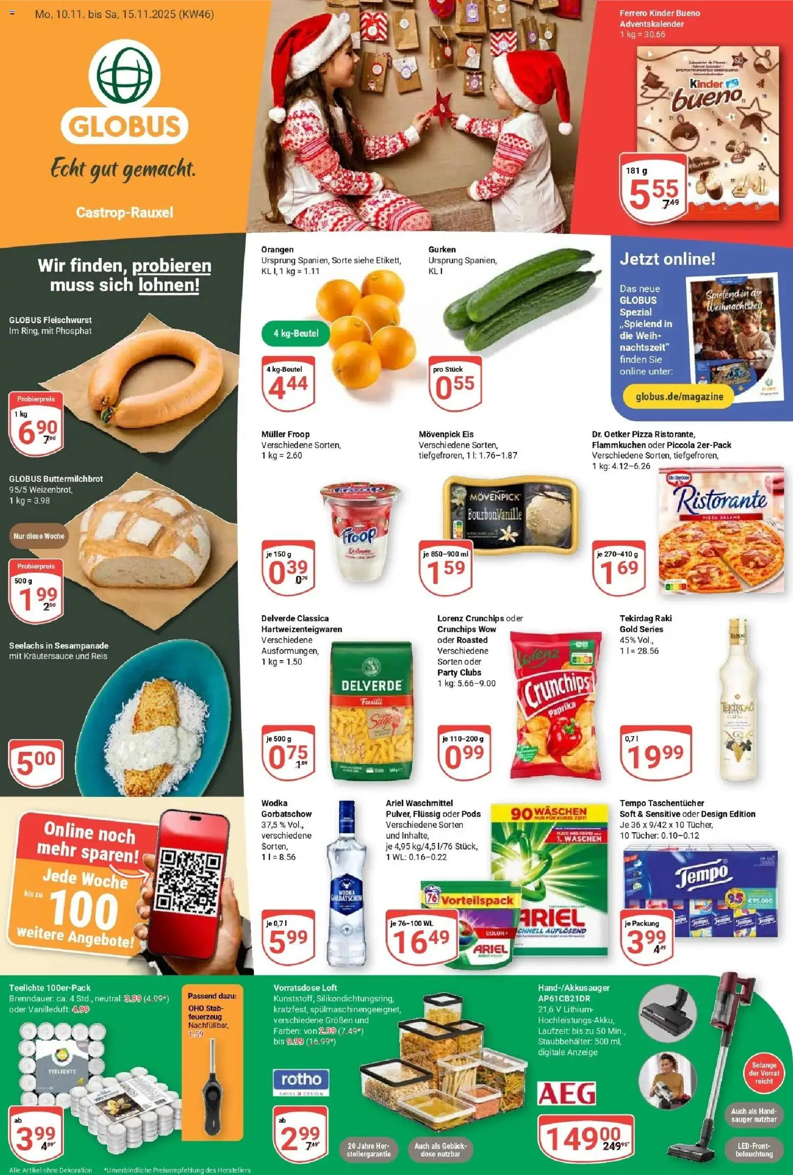 Vorschau von dem Prospekt des Geschäftes Globus, gültig ab dem 10.11.2025