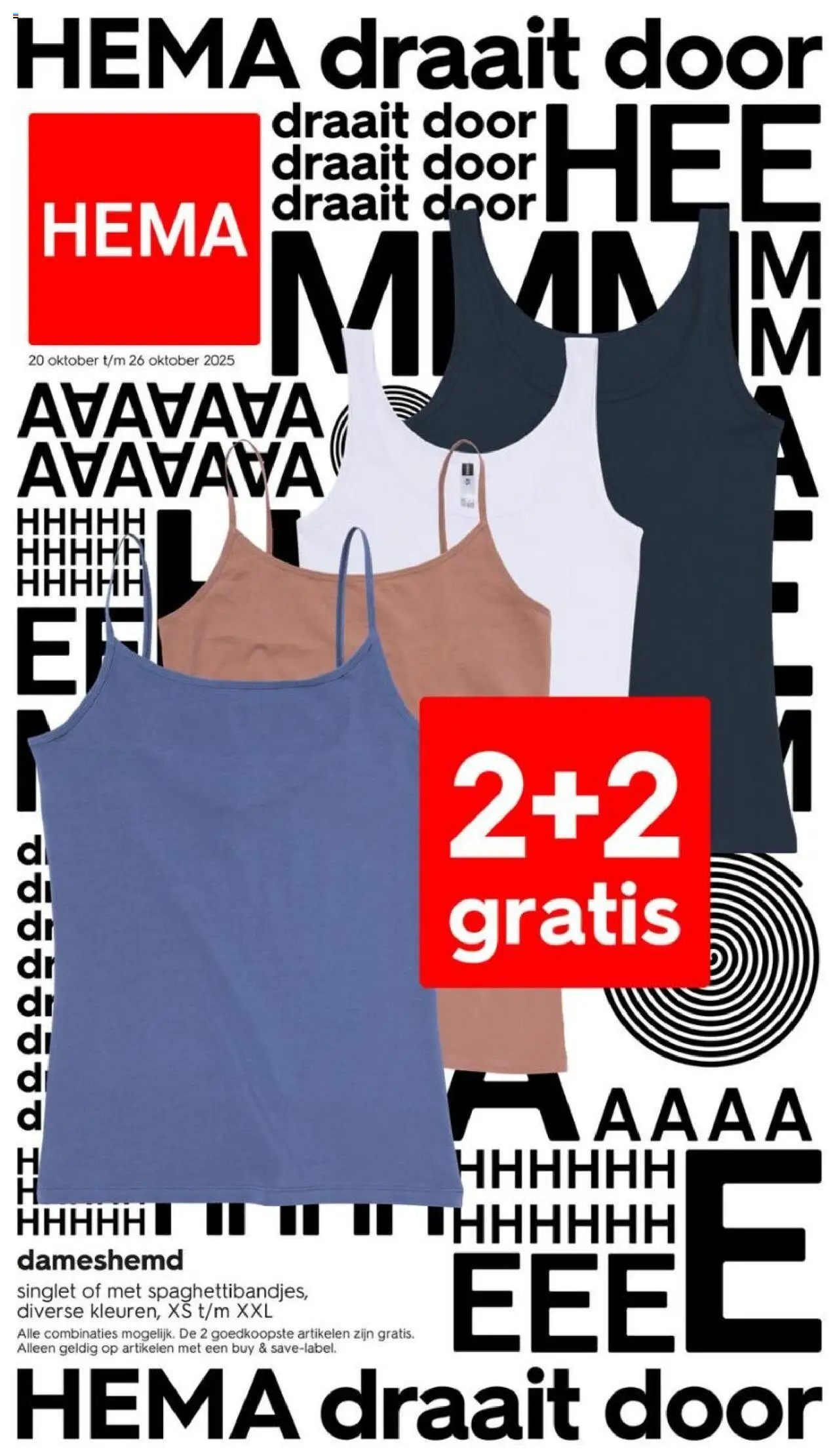 Hema shop Folder geldig vanaf 20-10-2025 - Paginanummer 1