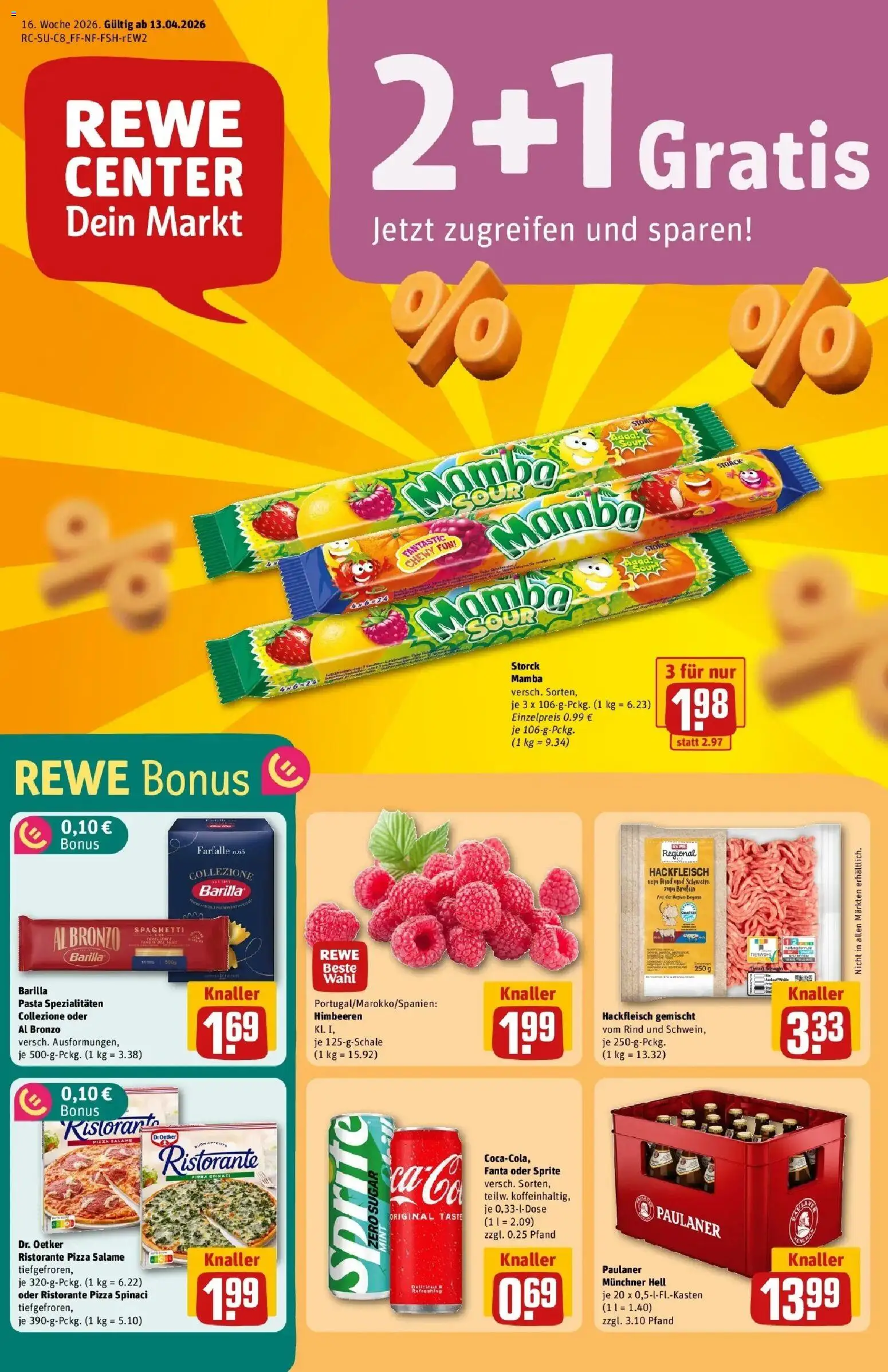 Vorschau von dem Prospekt des Geschäftes Rewe, gültig ab dem 12.04.2026