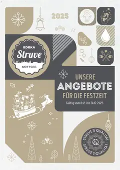 Vorschau von dem Prospekt des Geschäftes Edeka Struve, gültig ab dem 08.12.2025